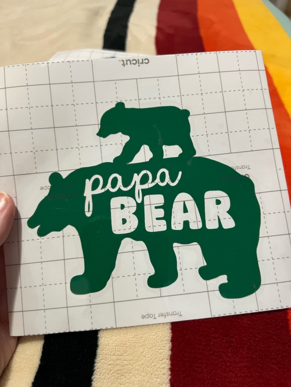 Papa Bear Vinyl Decal 🐻